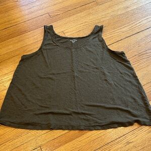 Eileen Fisher Dark Olive Tank Top